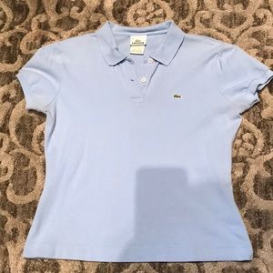 Light blue Lacoste polo